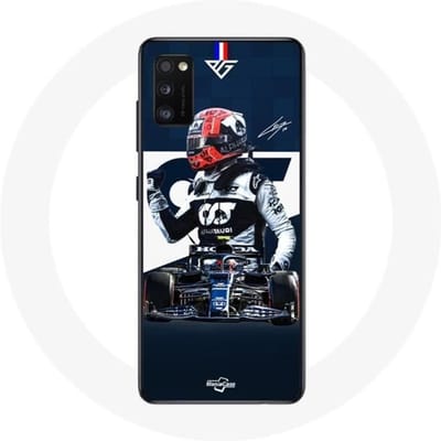 Coque - Formule 1 - Galaxy A41 - Max Verstappen - Souple - Protection Bleu bleu