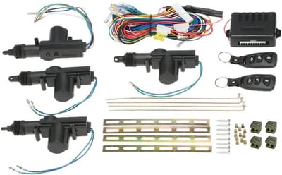 Universeel autodeurslot met keyless entry systeem en centrale afstandsbediening