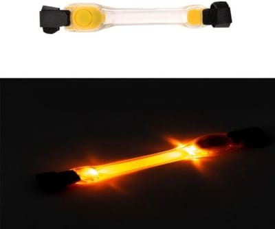 Honden Led Verlichting Geel - Riem - Hond - Halsband - Leiband - LED - Wandelen - Uitlaten - Avond - Hardlopen - Fietsen - Batterij - Zichtbaarheid - Veiligheid - Donker - Halsband met licht - Rubber