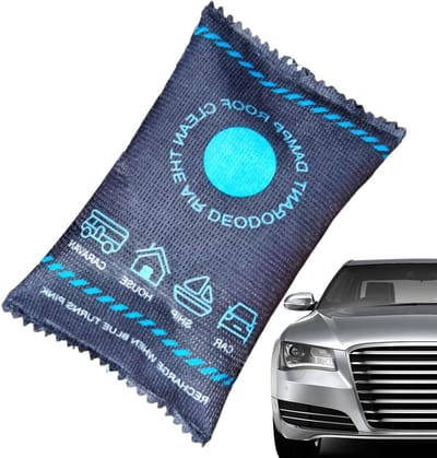 Auto Ontvochtiger Bag - Vochtabsorber Droogmiddel - Vocht Bestrijden - Kleur Veranderende Indicatie - 152 cm Breed - Blauw