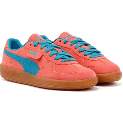 Puma Palermo Leren Roze/Blauw Trainers