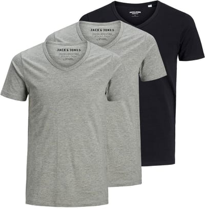 Jack & Jones Heren t-shirt 3 pack Essentials