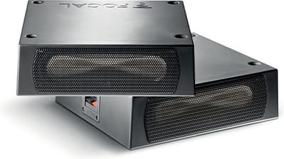 Focal iSUB TWIN - Autosubwoofer - Platte subwoofers - In compacte kleine behuizing - 2 stuks - 100 Watt RMS - 2 Ohm