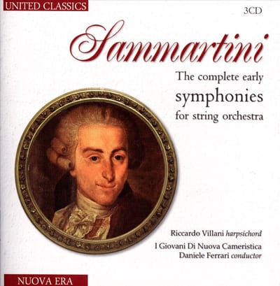 Riccardo Villiani, I Giovani Di Nuova Camaristica, Daniele Ferrari - Sammertini; The Complete Early Symphonies For String Orchestra (3 CD)
