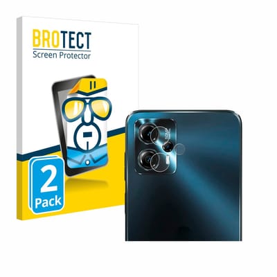 BROTECT - Screenprotector voor Motorola Moto G13 (ALLEEN Camera Lens) - Folie Beschermfolie transparant 2 Stuks