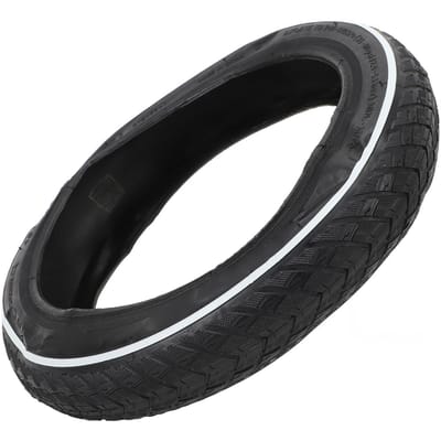 Pneu Pliant pour Trottinette en Caoutchouc 12x1.50 Pneu Pliant 120TPI Pneu Léger Anti-Crevaison pour Vélo de Course black