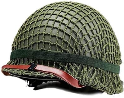 Replica M1 Helm - Oorlogshelm Collectie - Outdoor Spellen - Dubbelwandige Constructie - 56-61 cm - Groen