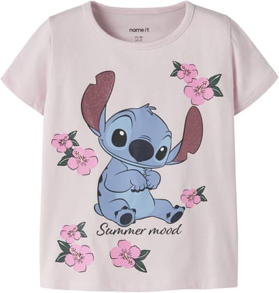 NAME IT - NMFANN STITCH SS NREG TOP BOX WDI - Meisjes - T-shirts