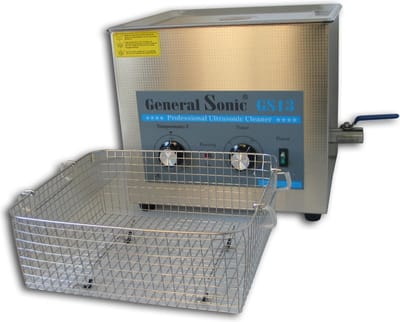 GeneralSonic GS13 – 13 liter | Professionele ultrasoon reiniger met een krachtige reiniging (Ultrasoonbad, ultrasoon baden, reinigingsbad, ultrasone reiniger, carburateur reinigers, ultrasonic cleaner injectoren, brillen apparaat, grote ultrasoonbak)