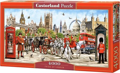 Castorland Pride of London – Puzzel – 4.000 stukjes – Satijnen afwerking – Perfecte pasvorm – Europese kwaliteit
