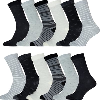12 Pack - Dames Sokken - 12 Paar - Mix Kleur - Maat 35-38 - Sokken Dames