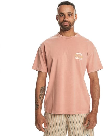 Quiksilver Lifes Quik T-shirt Met Korte Mouwen Oranje L Man