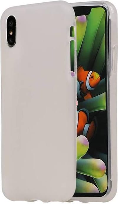 BestCases.nl Apple iPhone X TPU back case hoesje Wit