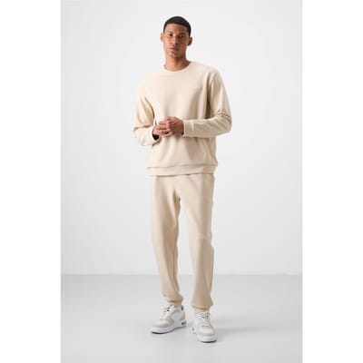 Heren Langekleurige Sweatshirt en Broek Set