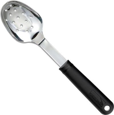 Déglon Geperforeerde korte lepel – Stop'Glisse – Roestvrij staal – 16 cm – Zwart