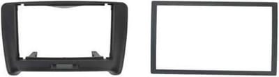 ECO 2-DIN FRAME AUDI TT 2007-> soft touch zwart