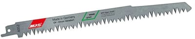 MPS reciprozaagblad CrV hout en plaat grof Profi Wood Line lengte 240mm TPI 5 - blister van 5 stuks (4052-5)