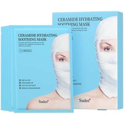 SUDEE Ceramide Hydraterend Verzachtend Masker 30ml 1 doos/5 stuks 1box white