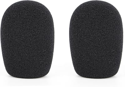 Microfoon Schuim Windscreen voor VideoMicrofoons, Antipop Schuim Cover, Windbescherming en Geluidsfilter voor Duidelijke Opnames