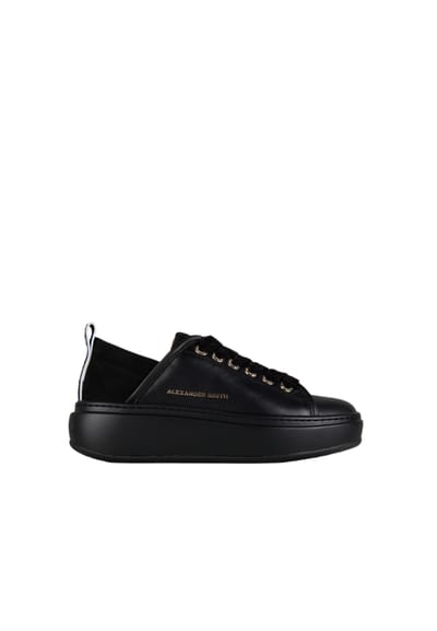 asbcwhw-0525-tbk Alexander Smith Vrouwen leder zwart