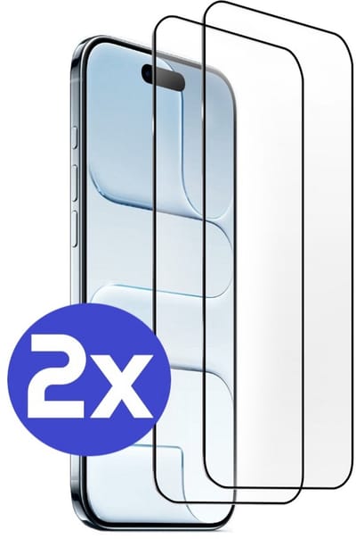 ArmorDrop Full Guard Screenprotector Geschikt Voor iPhone 17 Air - Gehard Glas - 2 Stuks