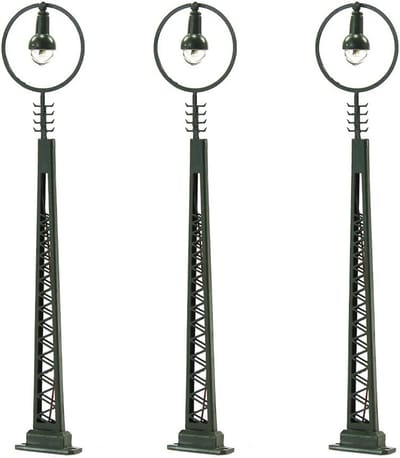 Modelspoor lichtmasten N-schaal 1:150 - LED verlichting voor modelspoorbaan