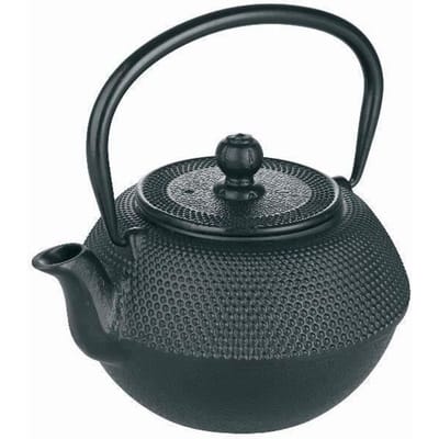 Théière IBILI - 0,72 L - Fonte noire - Intérieur émaillé noir