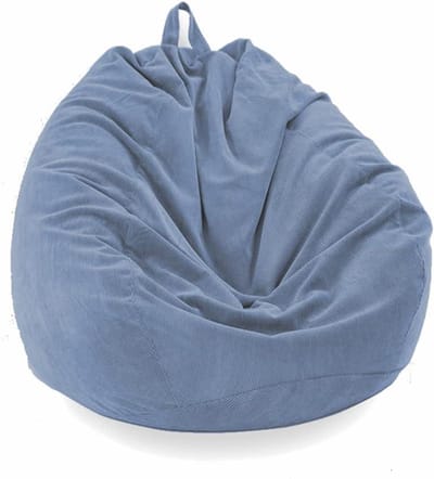 Zitzakhoes - Luie bank - Ontspannen Zitten - Met Handgreep - 85x110 cm - Blauw