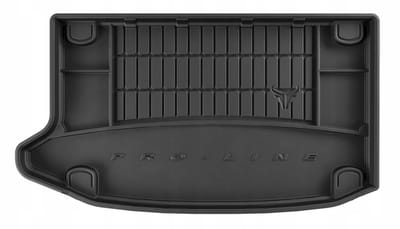 FROGUM TM Kofferbakmat - Geschikt voor KIA Soul II Electric (vanaf 2019) - Bovenste laadvloer - TPE Rubber - Zwart