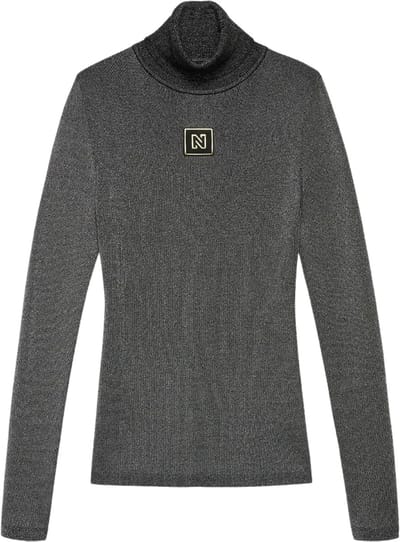 NIKKIE - noroton turtleneck - Skipully dames - Zwart