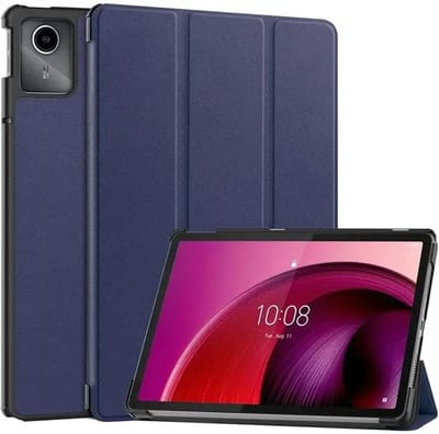 Tablet Hoes Geschikt voor Lenovo Tab M11 / K11 | Book Case met Standaard | Kunstlederen Beschermhoes | Tri-fold | Blauw