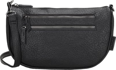 Beagles Schoudertas Langreo - Dames Crossbody Tas met Verstelbare Schouderriem - Zwart