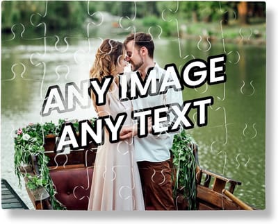 Gepersonaliseerde Legpuzzel - Foto Puzzel - Familie Pret - Eigen Ontwerp - A5 Formaat