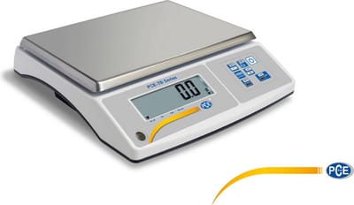 Platformweegschaal PCE-TB 15 - weegmaximum van 15kg - tot 0,5g afleesbaar - afmeting platform: 316 x 223mm