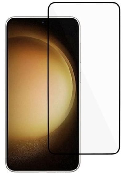 Gehard Glas Screen Protector geschikt voor Apple iPhone 13 & 13 Pro & 14 - Tempered Glass - 9H – Krasbestendig – Transparant met zwart rand– Case Friendly