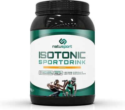 Natusport Isotone Sportdrank - Elektrolyten & Koolhydraten - Orange - 1kg pot