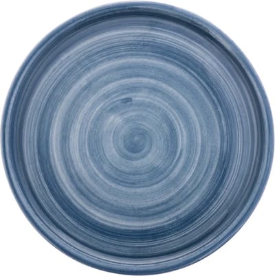 Bowls and Dishes Mano Aardewerk Bord | Eetbord | Lunchbord | Tapasbord | Servies 23 cm Blauwgrijs