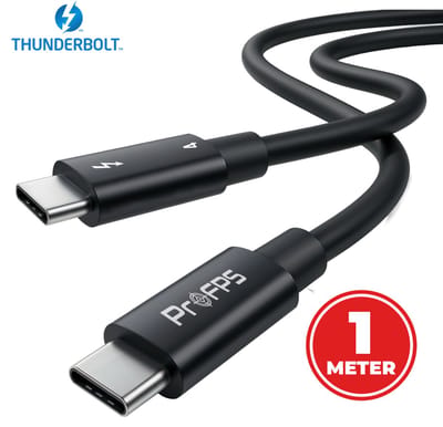 ProFPS Thunderbolt 4 Kabel - Gecertificeerd - 1 Meter - 40Gbps