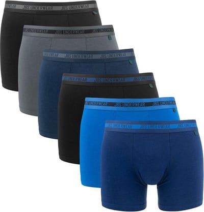 JBS heren 6P bamboe boxers multi