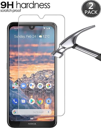 Screenprotector Glas - Tempered Glass Screen Protector Geschikt voor: Nokia 4.2 - 2x
