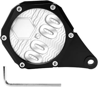 Dailygoods- Belastingplaatbeugel - Duurzaam aluminiumlegering - Waterdicht - Geschikt voor scooters - Inclusief inbussleutel - Eenvoudige installatie - Kentekenplaathouder