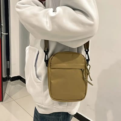 Bovista Schoudertas - Dames - Heren - Crossbodytassen - Slingbag - Bag - Nektas - Nektasje - Messenger - Crossbody - Khaki