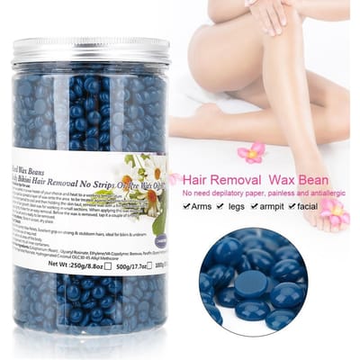 Cire Chaude Dépilatoire Film Dur Pastilles Soin du Corps Bikini Jambes Épilateur 500g Camomille