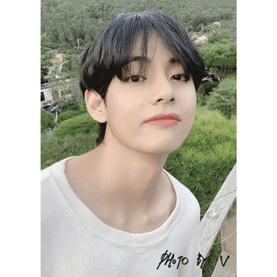 BTS (BangTan-jongens) 3D-ansichtkaart Be 7 leden, foto Lenticulair black