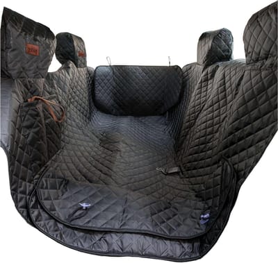 Autohoes met Zijkanten - Autodeken Hond - Huisdieren Vervoeren - Wasbaar op 30°C - 160 x 140 cm - Zwart