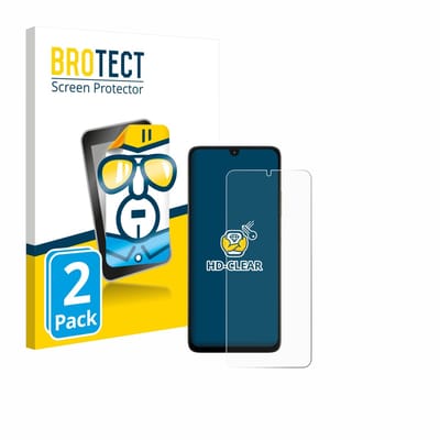BROTECT - Screenprotector voor Motorola Moto G06 Power - Folie Beschermfolie transparant 2 Stuks