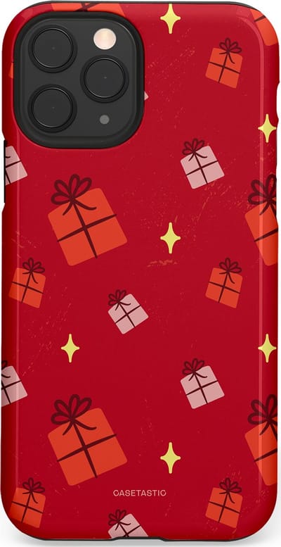 Casetastic hoesje geschikt voor Apple iPhone 11 Pro - Dubbellaagse bescherming - Rode Sinterkerst Cadeaus - Fashion Case - Rood