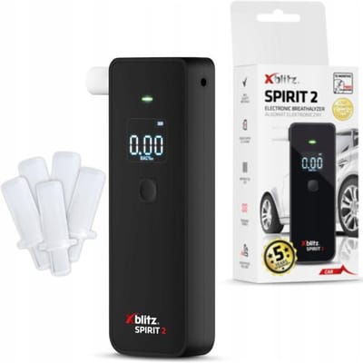 Xblitz Spirit 2 Elektronische Ademtest Voor Alcoholmeting, Foutloze Meting