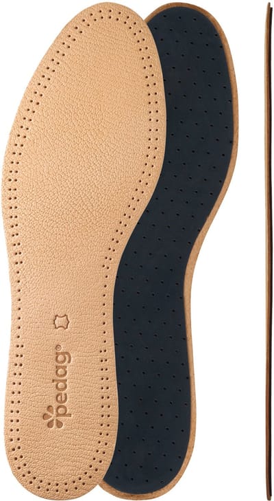 Pedag Royal Leather inlegzolen van echt leer voor optimaal comfort maat 39