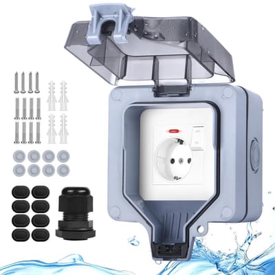 DailySupplies® Buitenstopcontact - Buitenstopcontacten Waterdicht - Tuincontactdoos